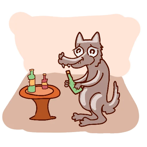 🍷 Стикер «Ну нахер 2.0» для Telegram