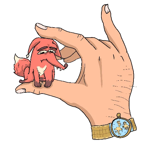 🤏 Стикер «Ну нахер 2.0» для Telegram