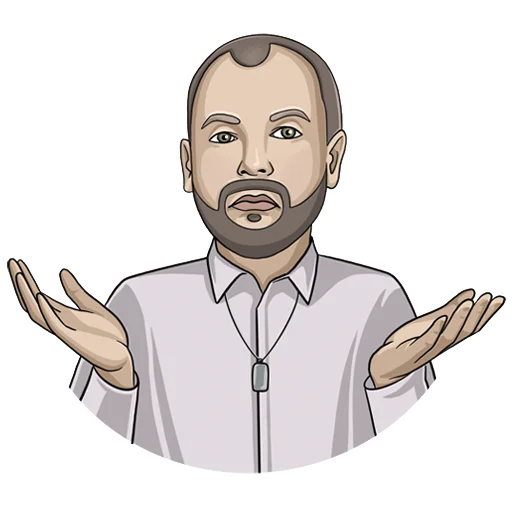 🤷 Стикер «Ярослав Сумишевский» для Telegram