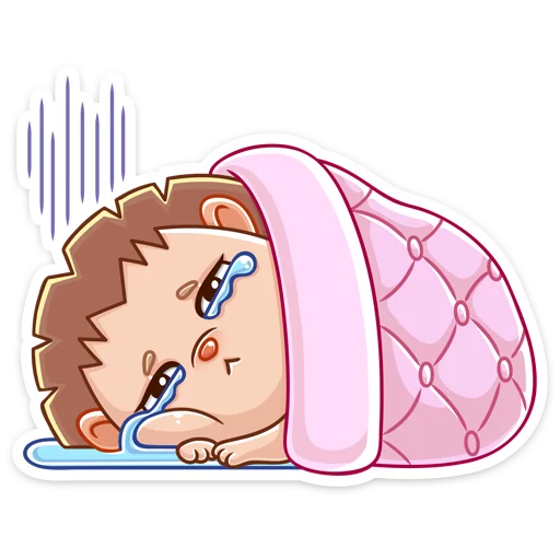 😭 Стикер «Ёжик Яша» для Telegram