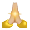 🙏 Эмодзи «Золотые буквы и эмодзи» для Telegram