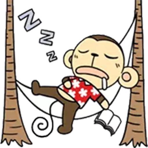 😴 Стикер «yaya_monkey» для Telegram