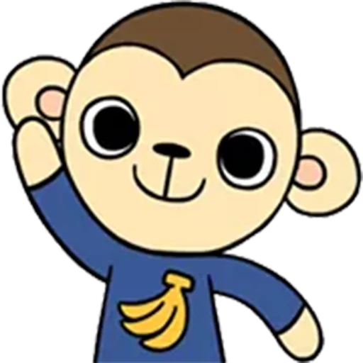 Стикерпак yaya_monkey для Telegram