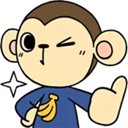 👍 Стикер «yaya_monkey» для Telegram