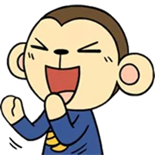 😆 Стикер «yaya_monkey» для Telegram