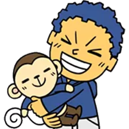 👶 Стикер «yaya_monkey» для Telegram