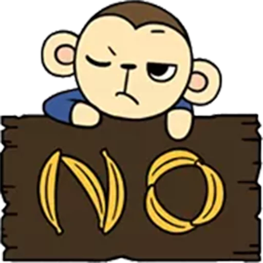 🙅 Стикер «yaya_monkey» для Telegram