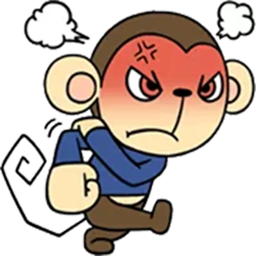 😡 Стикер «yaya_monkey» для Telegram