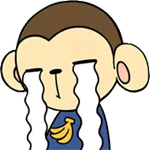😭 Стикер «yaya_monkey» для Telegram
