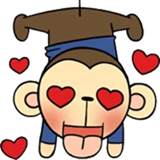 😍 Стикер «yaya_monkey» для Telegram