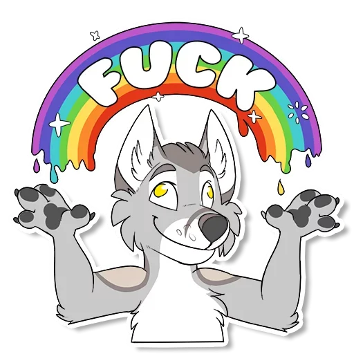 🙁 Стикер «Yay!!!» для Telegram