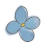 🥰 Эмодзи «Буквы и цветочки» для Telegram