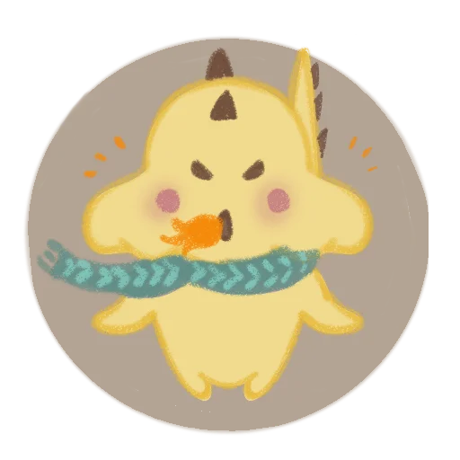 👿 Стикер «New Dragon 2024» для Telegram