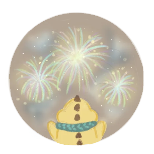 🎇 Стикер «New Dragon 2024» для Telegram