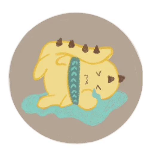 😭 Стикер «New Dragon 2024» для Telegram