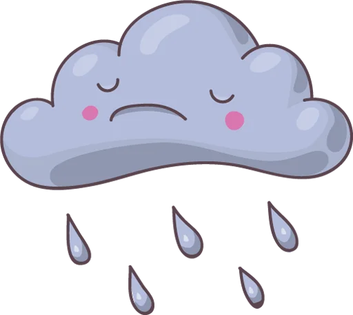 🌧️ Стикер «Ебучий вк» для Telegram