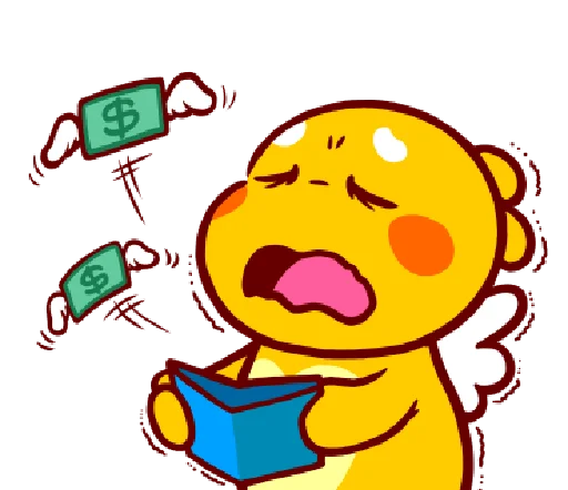 💸 Стикер «QooBee "OFFICE"» для Telegram