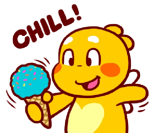 🍦 Стикер «QooBee "OFFICE"» для Telegram
