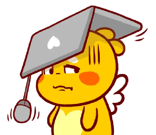 💻 Стикер «QooBee "OFFICE"» для Telegram