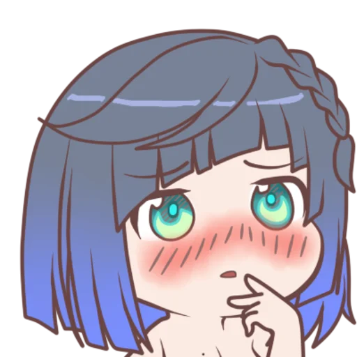 🥺 Стикер «Yelan & Shinobu» для Telegram