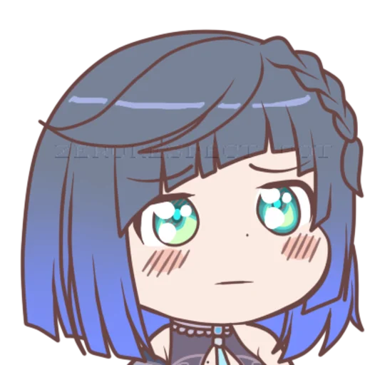 🥺 Стикер «Yelan & Shinobu» для Telegram