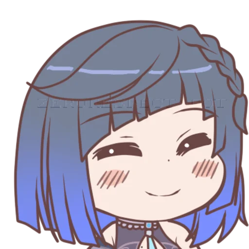 😊 Стикер «Yelan & Shinobu» для Telegram