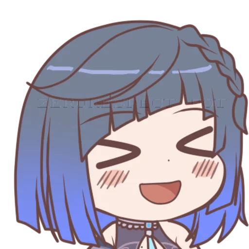 😆 Стикер «Yelan & Shinobu» для Telegram