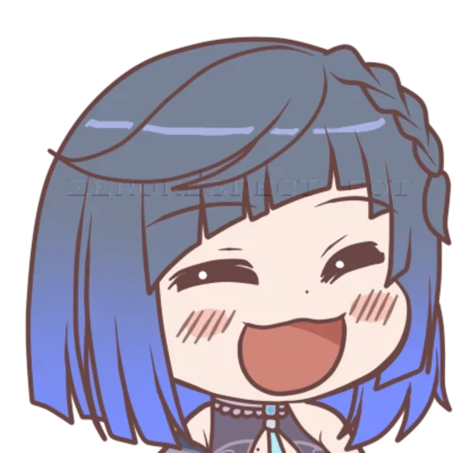 😄 Стикер «Yelan & Shinobu» для Telegram