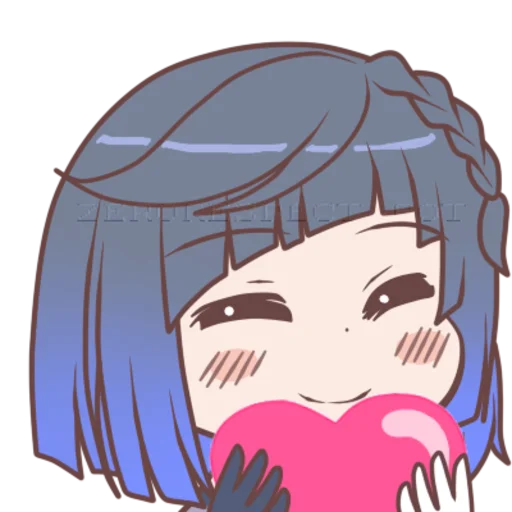 ❤️ Стикер «Yelan & Shinobu» для Telegram