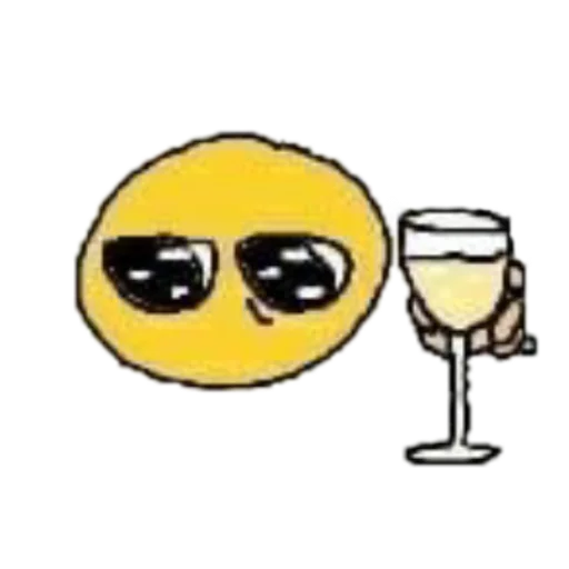 🍷 Стикер «жёлтые ебала пнг» для Telegram