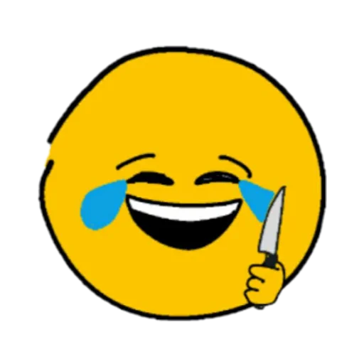 😂 Стикер «жёлтые ебала пнг» для Telegram
