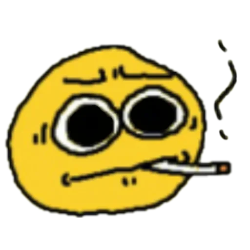 🚬 Стикер «жёлтые ебала пнг» для Telegram