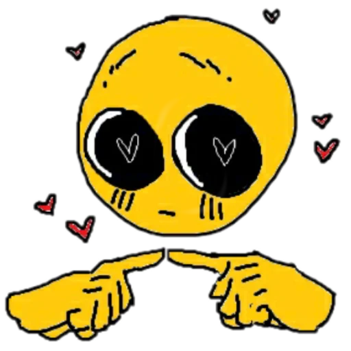 🥺 Стикер «жёлтые ебала пнг» для Telegram