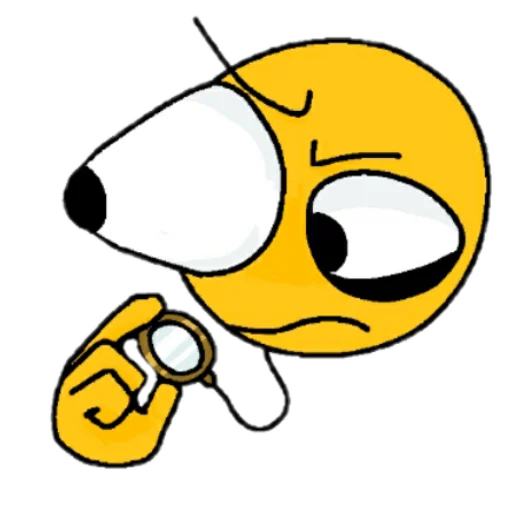 🧐 Стикер «жёлтые ебала пнг» для Telegram