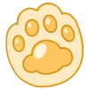 🐾 Эмодзи «yellow fei» для Telegram