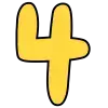 Стикер 41 Yellow #color #yellow #status