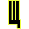🔸 Эмодзи «Yellow black font» для Telegram