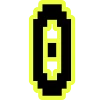 🔸 Эмодзи «Yellow black font» для Telegram