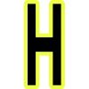 🔸 Эмодзи «Yellow black font» для Telegram