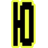 🔸 Эмодзи «Yellow black font» для Telegram