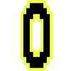 🔸 Эмодзи «Yellow black font» для Telegram