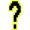 🔸 Эмодзи «Yellow black font» для Telegram