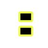🔸 Эмодзи «Yellow black font» для Telegram