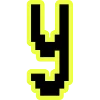 🔸 Эмодзи «Yellow black font» для Telegram