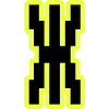 🔸 Эмодзи «Yellow black font» для Telegram