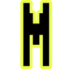🔸 Эмодзи «Yellow black font» для Telegram