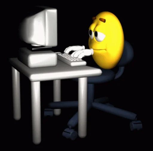 🖥 Стикер «Yellow Boi» для Telegram