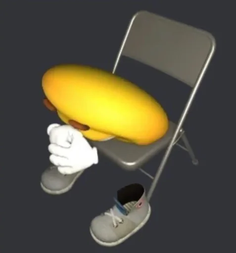 😔 Стикер «Yellow Boy» для Telegram
