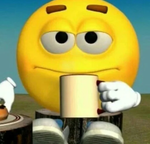 ☕️ Стикер «Yellow Boy» для Telegram