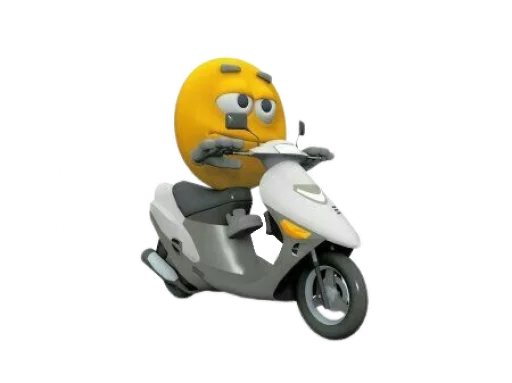 🛵 Стикер «Yellow Boy» для Telegram